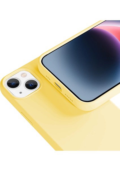 Buff iPhone 14 Rubber S Yellow Kılıf modelleri