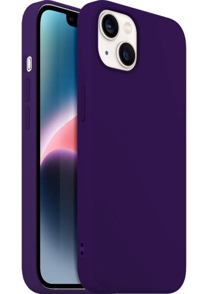 Buff iPhone 14 Rubber S Purple Kılıf