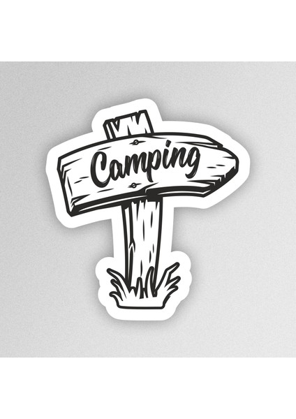 Adventure Outdoor Camping Karavan Off Road Sticker Etiket