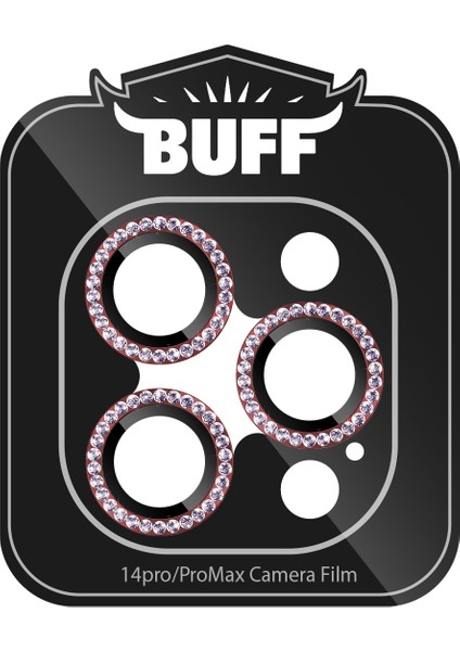 Buff iPhone 14 Pro / 14 Pro Max Diamond Lens Koruyucu Red fiyatları