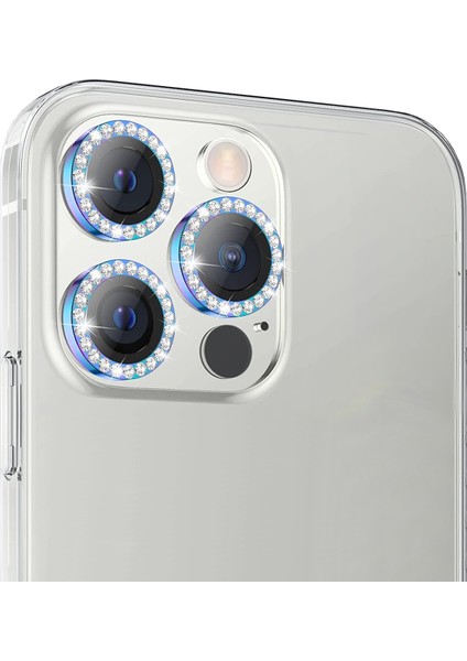 Buff iPhone 14 Pro / 14 Pro Max Diamond Lens Koruyucu Colorful modelleri