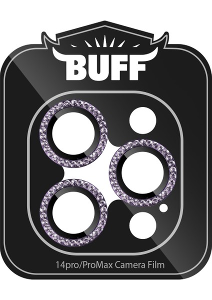 Buff iPhone 14 Pro / 14 Pro Max Diamond Lens Koruyucu Dark Purple fiyatları