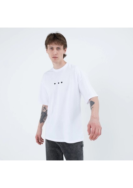 Rope Oversize Baskılı Tshirt 23007