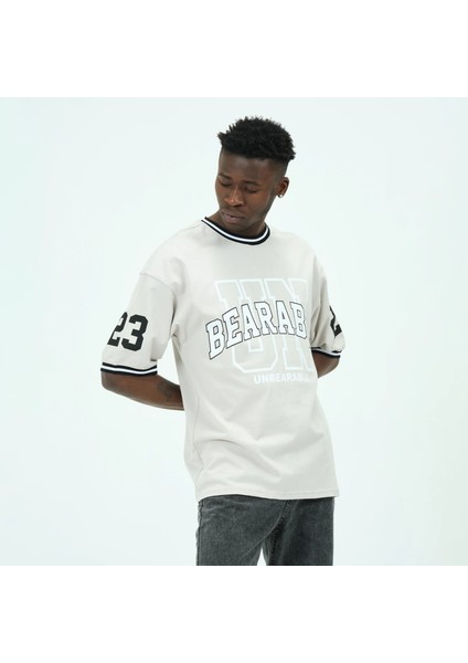 Rope Oversize Baskılı Tshirt 23007