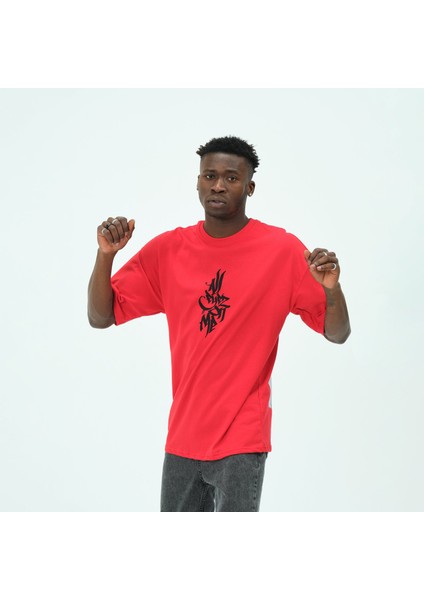 Rope Oversize Baskılı Tshirt 23020
