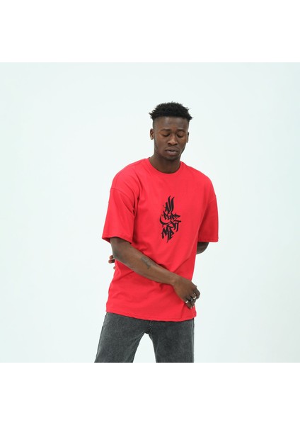 Rope Oversize Baskılı Tshirt 23020