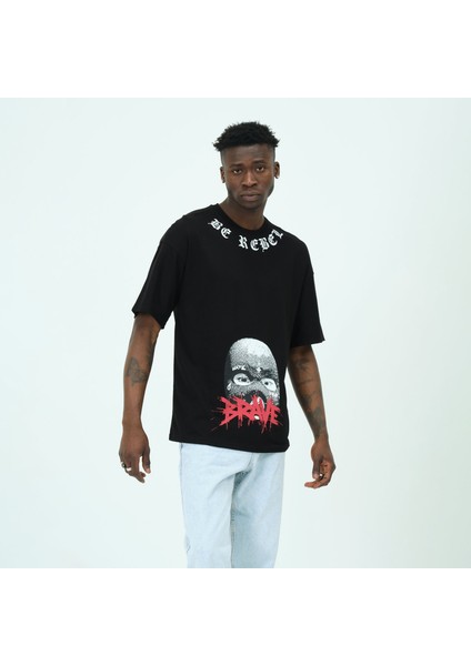 Rope Oversize Baskılı Tshirt 23025 fiyatları