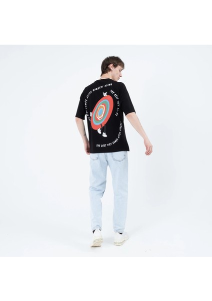 Rope Oversize Baskılı Tshirt 23042 fiyatları