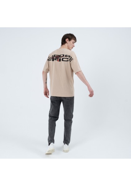 Rope Oversize Baskılı Tshirt 23046 fiyatları