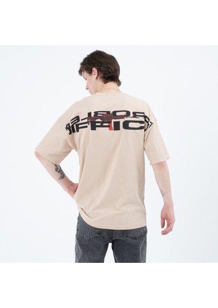 Rope Oversize Baskılı Tshirt 23046 modelleri