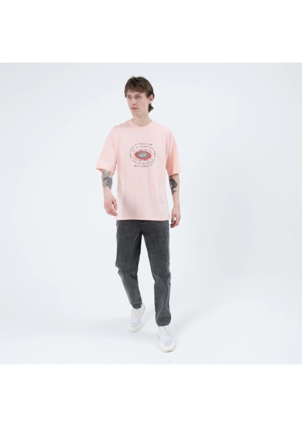 Rope Oversize Baskılı Tshirt 23044