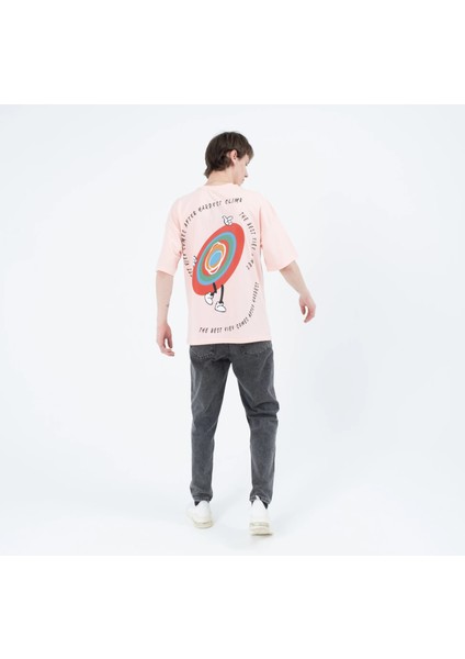 Rope Oversize Baskılı Tshirt 23044