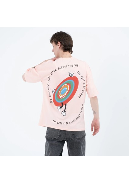 Rope Oversize Baskılı Tshirt 23044