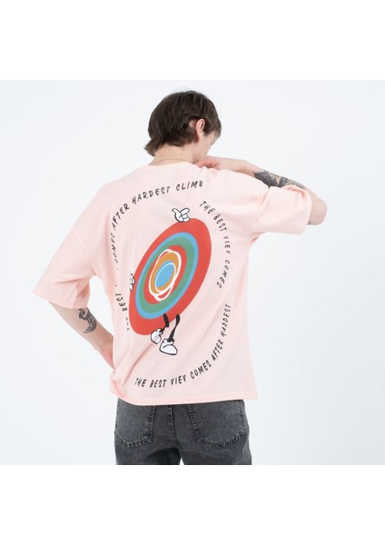 Rope Oversize Baskılı Tshirt 23044