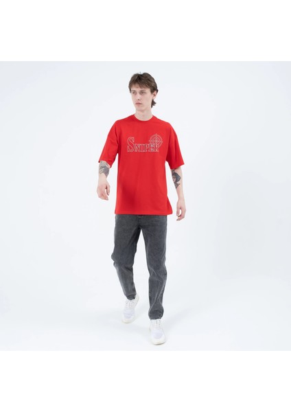 Rope Oversize Baskılı Tshirt 23041