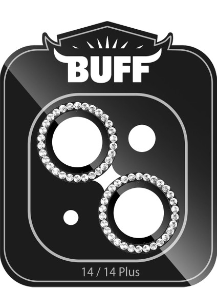 Buff iPhone 14 / 14 Plus Diamond Kamera Lens Koruyucu Graphite fiyatları