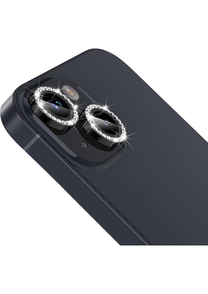 Buff iPhone 14 / 14 Plus Diamond Kamera Lens Koruyucu Graphite modelleri