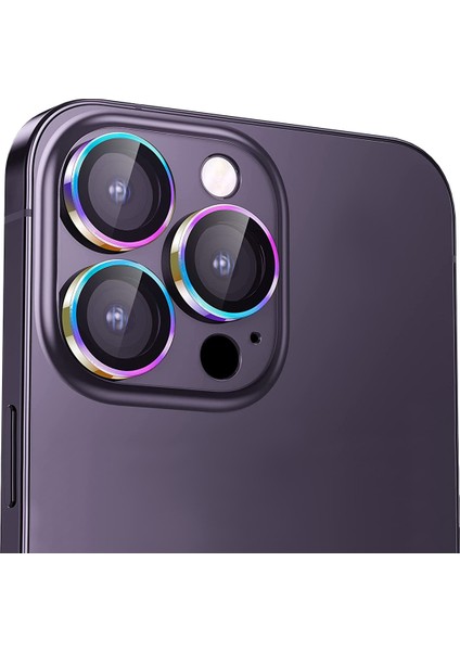 Buff iPhone 13 Pro / 13 Pro Max Kamera Metal Lens Koruyucu Colorful fırsatları