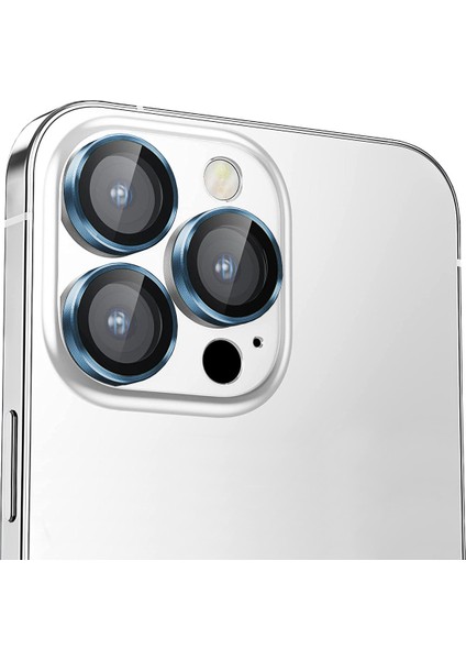 Buff iPhone 13 Pro / 13 Pro Max Kamera Metal Lens Koruyucu Navy Blue fırsatları