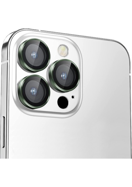 Buff iPhone 13 Pro / 13 Pro Max Kamera Metal Lens Koruyucu Dark Green fırsatları