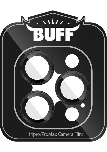 Buff iPhone 14 Pro Max / 14 Pro Kamera Metal Lens Koruyucu Black fiyatları