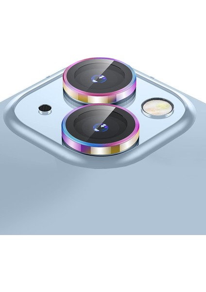 Buff iPhone 13 / 13 Mini Kamera Metal Lens Koruyucu Colorful fırsatları