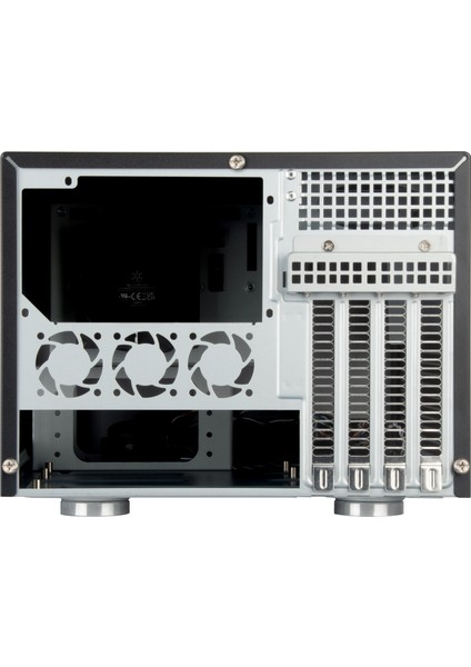 CS351 5 Adet SAS-12G/SATA-6G Çalışırken Değiştirilebilir Yuvaya Sahip, Yüksek Performanslı Matx Nas Kasası (SST-CS351B)