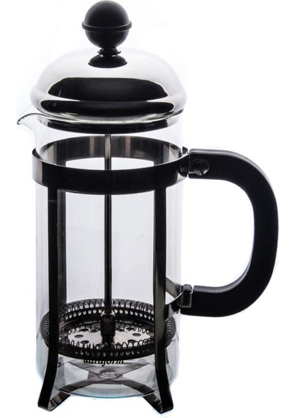 Pukka Cam Metal French Press 350ml Gümüş Renk Servis Sunum Sofra Ürünü Tekli fiyatları