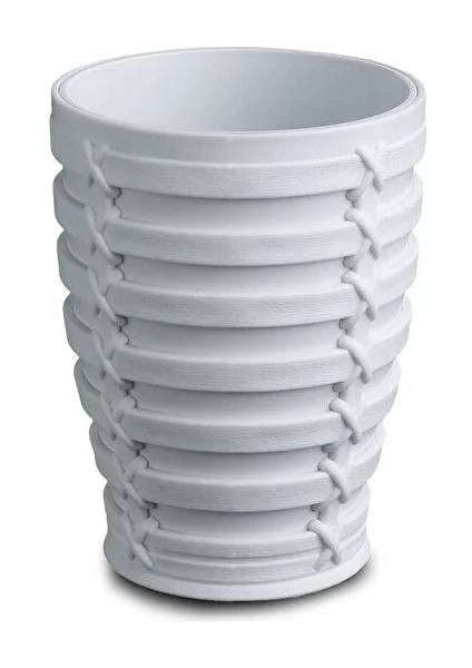 Primanova Palm Beyaz Banyo Aksesuarı Diş Fırçalık