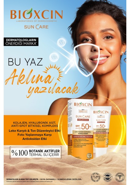 Sun Carae Melatone Krem SPF50 50 ml 2 Adet