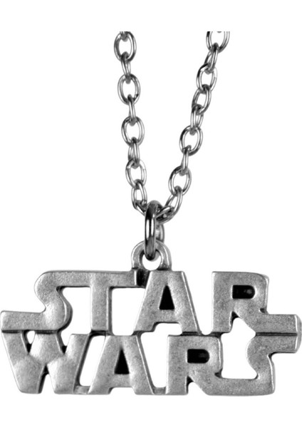Star Wars Gümüş Kaplama 60 cm Zincir Kolye