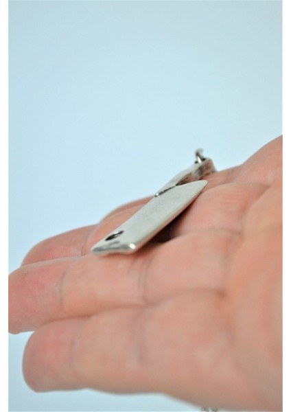 Satır Eskitme Antik Gümüş Kaplama Erkek Kadın Kolye indirimleri