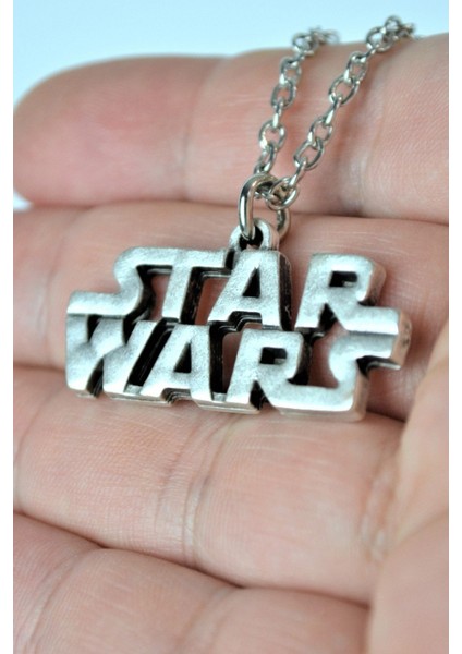 Star Wars Gümüş Kaplama 60 cm Zincir Kolye fırsatları