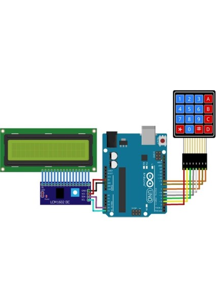 Emes Robotik Arduino ve LCD Display ile Hesap Makinesi Seti