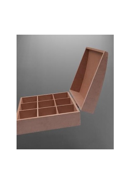 Hobi Dekoratif Model Bombeli Bölmeli Makyaj Kutu Ahşap Ham Mdf El Yapımı fiyatları