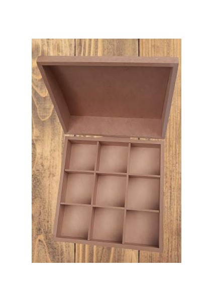 Hobi Dekoratif Model Bombeli Bölmeli Makyaj Kutu Ahşap Ham Mdf El Yapımı fırsatları