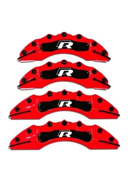 Vw Scirocco Uyumlu Kırmızı 4-Lü R Kaliper Kapagı modelleri