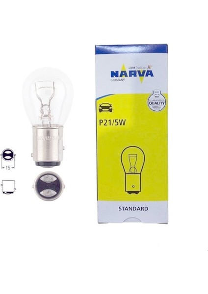 Ch 17916 12V 21/5W 1016 Ampul