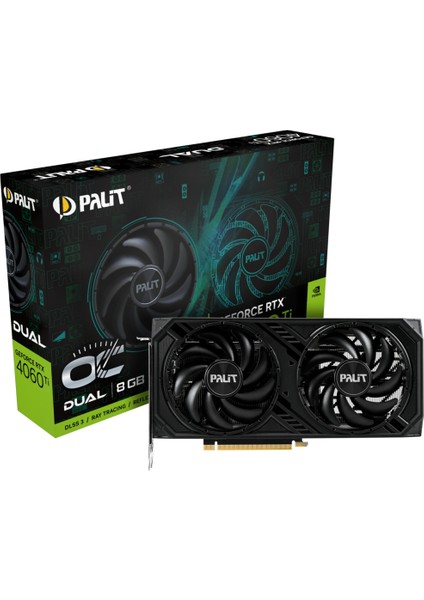 RTX4060TI Dual Oc 8gb 128BIT GDDR6 (NE6406TT19P1-1060D)