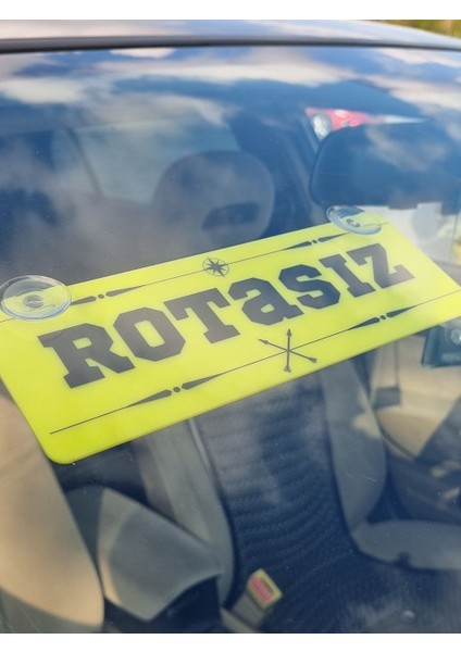Rotasız Yazılı Vantuzlu Dekor Pleksi Plaka fiyatları