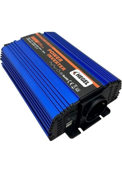 600 Watt 12 Volt Modifiye Sinus Inverter - Invertör HGL600MSİ