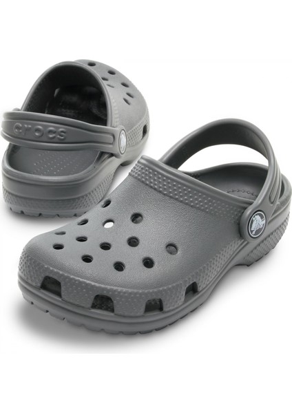 Classic Clog T Çocuk Gri Terlik
