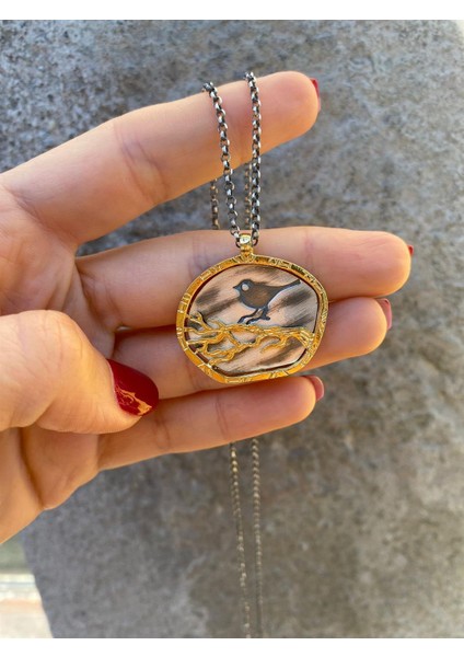 Kadın Gümüş Otantik Kolye