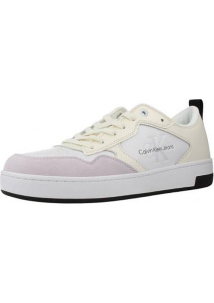 Calvin Klein Basket Cupsole Low Lth Mo Beyaz Erkek Sneaker