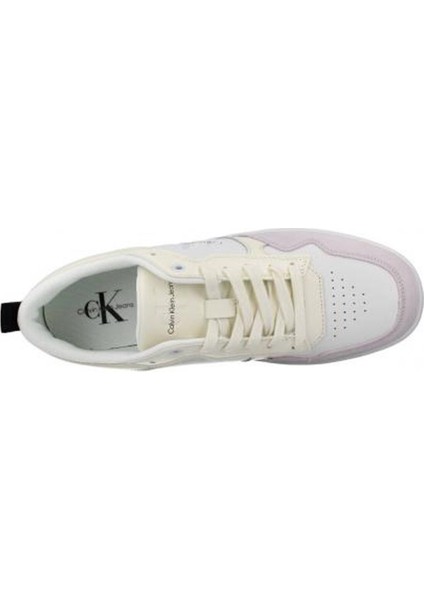 Calvin Klein Basket Cupsole Low Lth Mo Beyaz Erkek Sneaker