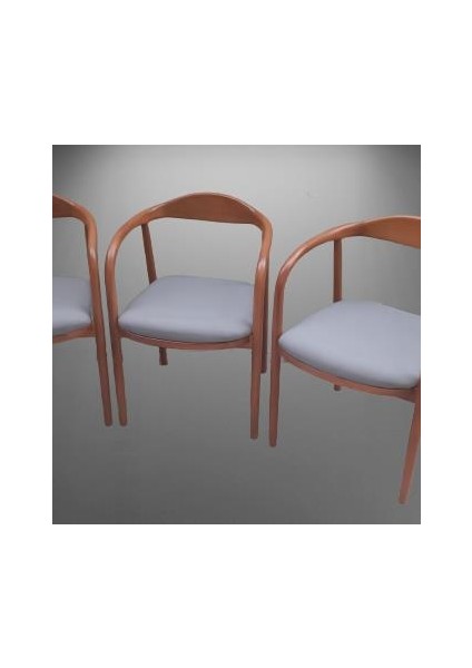 Sandalye ST Yılan Tam Kolçak Model Kayın Retro Ayak Ceviz Renk 4ad El Yapım fırsatları