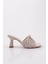 7256 Kadin Kurdela Detayli Topuklu Terlik 1