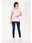 Kadın Manolya Basic T-Shirt 50262670-VR211 2
