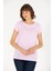 Kadın Manolya Basic T-Shirt 50262670-VR211 4