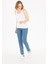 Kadın Beyaz Basic T-Shirt 50262673-VR013 3